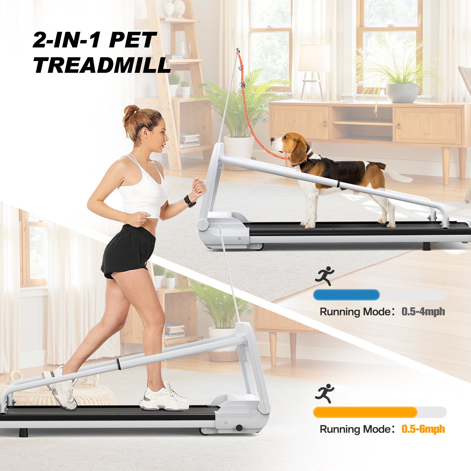 Pet Treadmill-New Quiet Smart Pet Treadmill, Adjustable Speed, Perfect For Small Medium Dogs