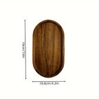 2pcs LDQ Elegant Wooden Serving Tray - Japanese Style, Space-saving Design, Perfect For Home Decor And Kitchen Accessories - Prohibited For Sale On The Temu Platform
