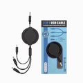 Mobile Phone Data Cable, Three-in-one Mobile Phone Data Cable, Free Switching Of Interfaces, Multi-device Charging Is Super Convenient.