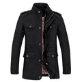 In the fall of men's casual jacket coat code male male long windbreaker thin coat collar Amazon hot