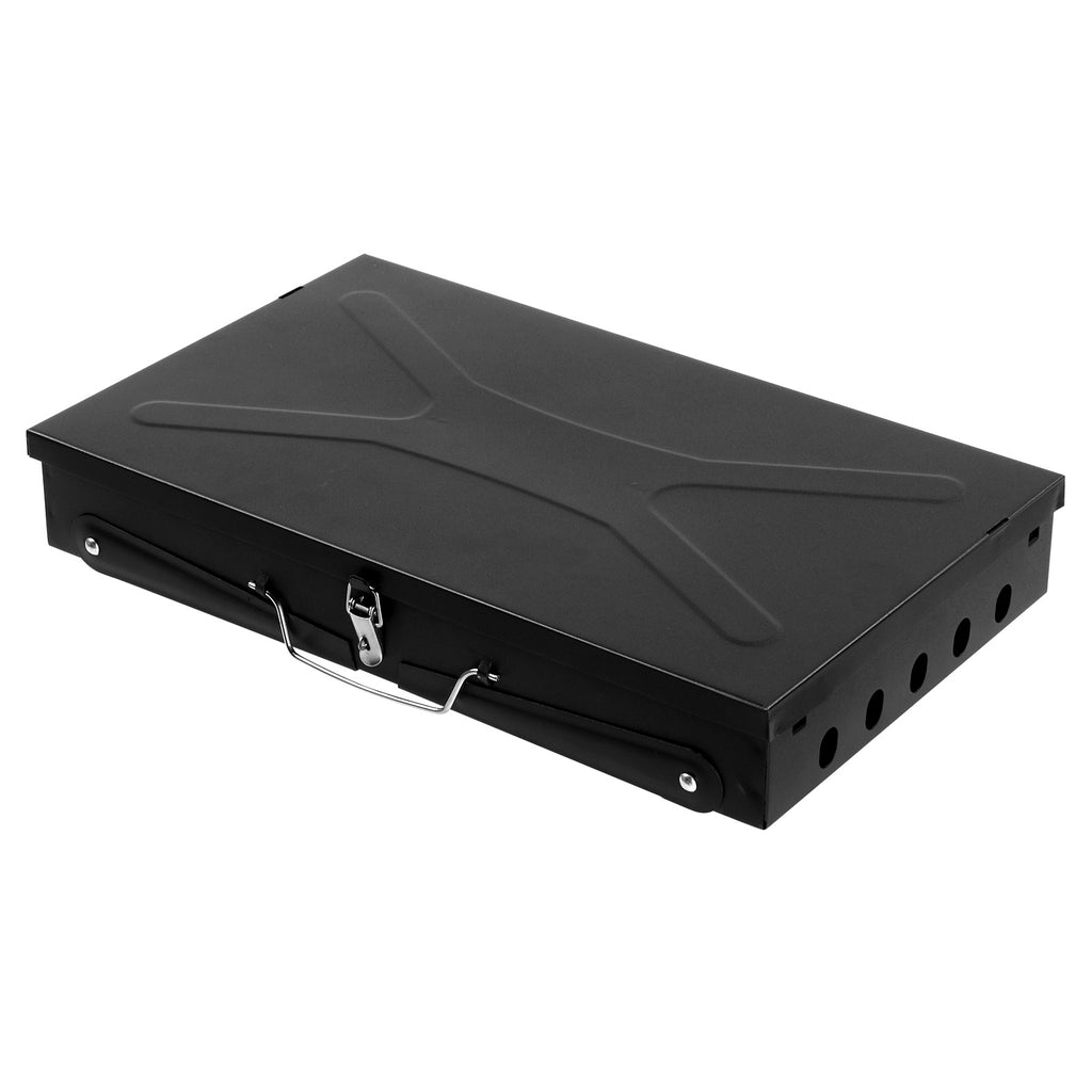 Outdoor Portable Charcoal Grill Black Portable Square Carbon Oven