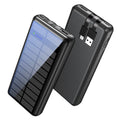 Solar Power Bank Comes With Input And Output Dual-wire