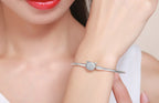 Silver Ziyun Amazon Europe and the United States hot models cute cat s925DIY platinum-plated bracelet base chain silver bracelet