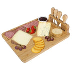 Platter Board Serving Tray Bamboo Charcuterie Cheese Board