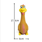 US LOCAL STOCK HiphoppetNew Latex Interactive Dog Chew Toys Cute Duck Shape Squeaky Pet Dog Interactive Boredom Buster Toys