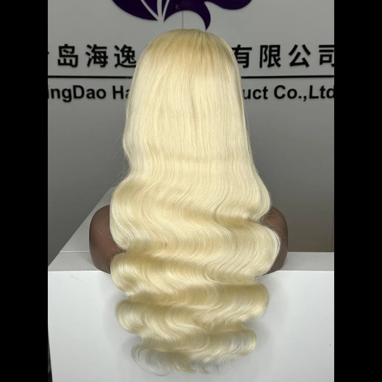 Blonde Sale Hot Sale Blonde 30 Inch 5 HD 13x4 Body Wave Lace Wig Raw Black Female Human Hair