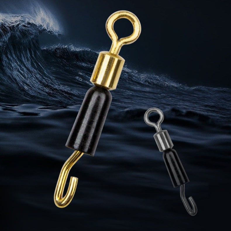 Wire Clip Silicone Opening Swivel Pin Fishing Gear Accessories Fishhook