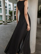 2025 New Jumpsuit, Black And White, Zipper Closure, Women's Clothing