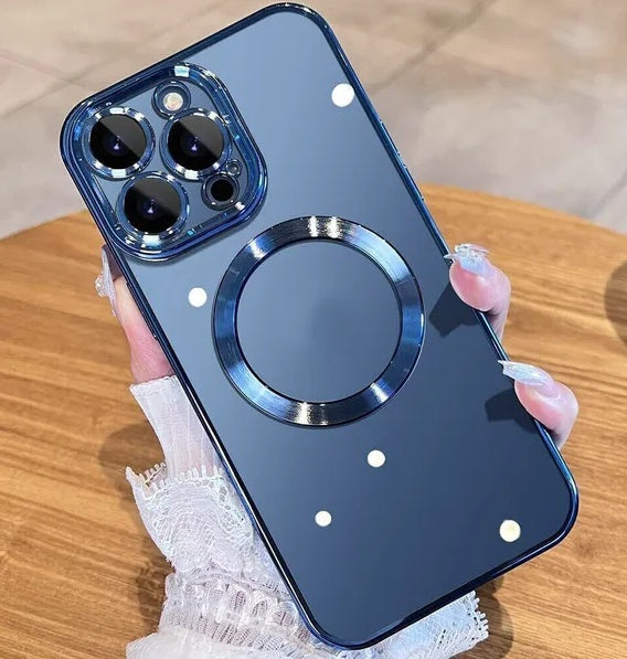 For iPhone 14 13 12 11 All Variants to Pro Max Case Mag Safe Magnetic Camera Lens Cover