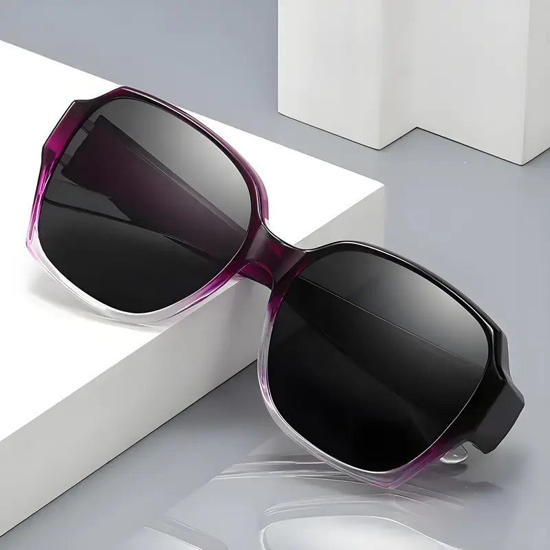 Big Savings Unisex Dual-Use Clip-On Fashion Glasses - Crystals, Stylish Rectangular Design, Unisex, Driving Accessories, Eyewear Accessories