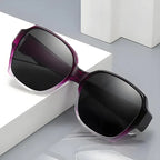 Big Savings Unisex Dual-Use Clip-On Fashion Glasses - Crystals, Stylish Rectangular Design, Unisex, Driving Accessories, Eyewear Accessories