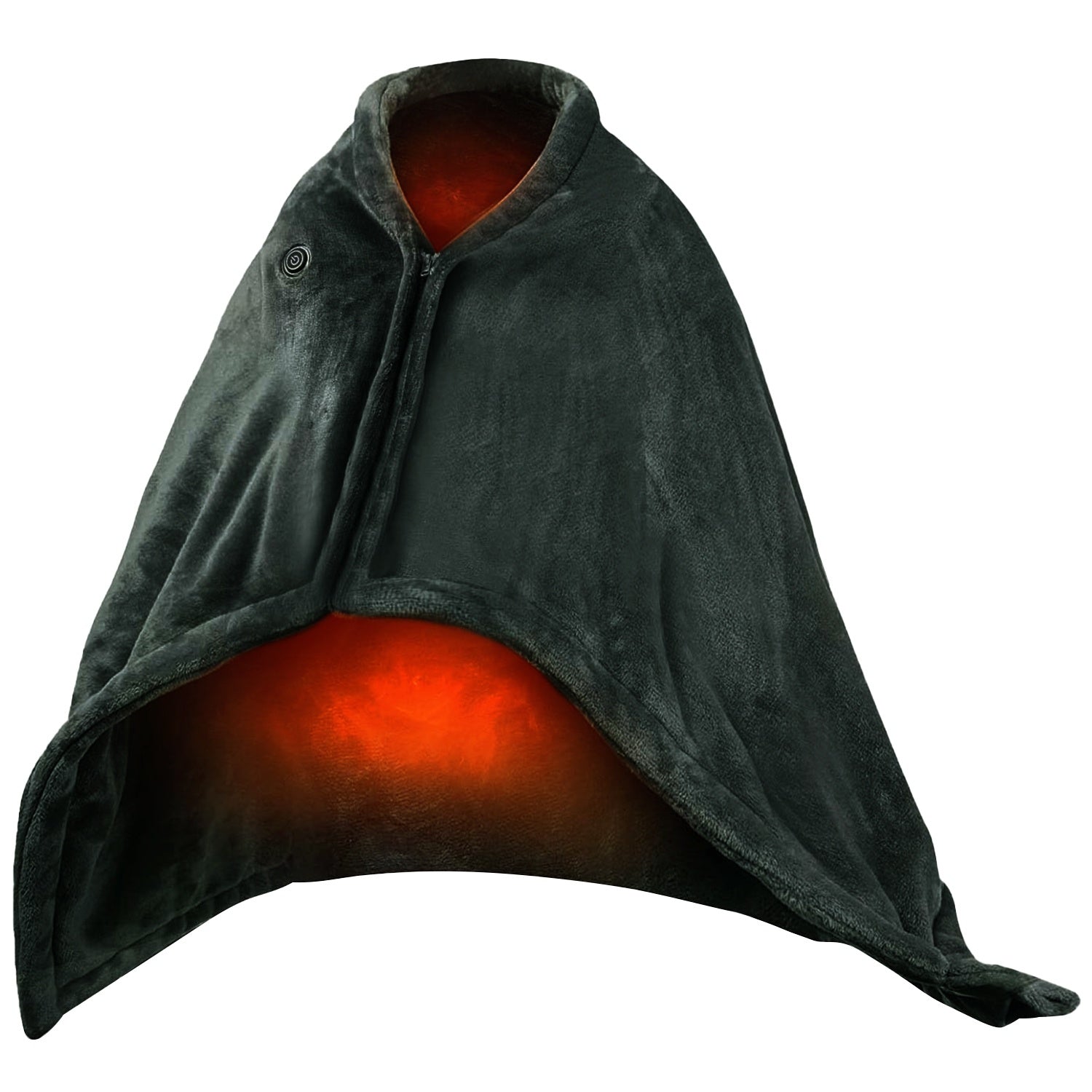 Big Saving 1Pc  59x31in USB Heated Blanket Electric Heated Blanket Heated Poncho Shawl Wrap Throw With Zipper Washable For Home Office No Power Bank Compatible With CJCD2415461