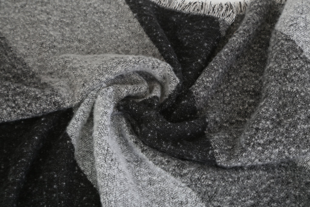 1Pc Women Winter Warm Scarf 74.8x25.6In Long Soft Knitted Shawl Extra Thick Plaid Blanket Wrap Cape