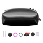 VEVOR Portable Water Storage Bladder 142.7 Gal PVC Collapsible Water Tank Black