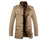 In the fall of men's casual jacket coat code male male long windbreaker thin coat collar Amazon hot