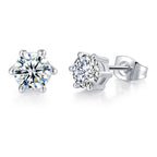Zircon Classic Hot Selling Product Geometric Stud Earrings Fashion All-match Single Diamond