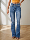 New Women's Denim Pants, High Waisted Pants, Micro Flared Jeans