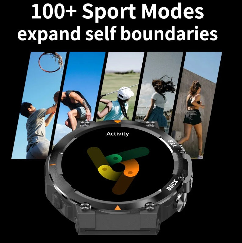 Smartwatch MAX18 Men AMOLED1.43inch Big Screen BT Calls Gesture Control AI Voice Sports Smart Watch Men