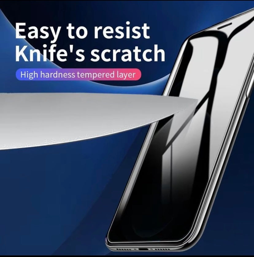 Quick Self Installation Pack of 2 For Phone 14,15 Plus, Pro, Pro Max Matte Screen Protector Glass, HD Clear, Anti Glare, Anti Fingerprint, Shatterproof Sensitive Touch