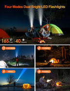 Solar Power Bank New Product Large Capacity 20000mAh 3 USB C Flashlight Ip67 Waterproof High-speed Wireless Charger