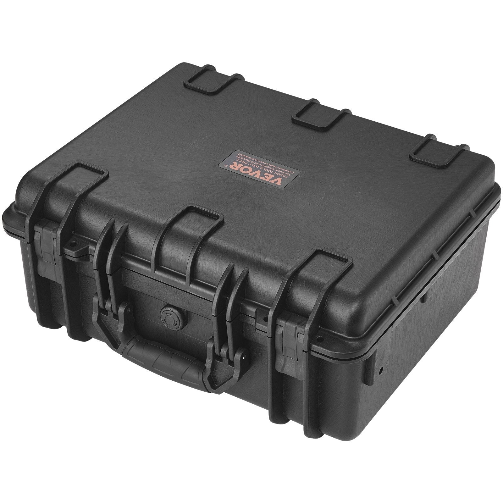 Hard Pistol Cases With Pre-Cut PU Foam, Waterproof Dustproof Hard Gun Case For 1 Pistol,  Lockable Pistol Case, Black