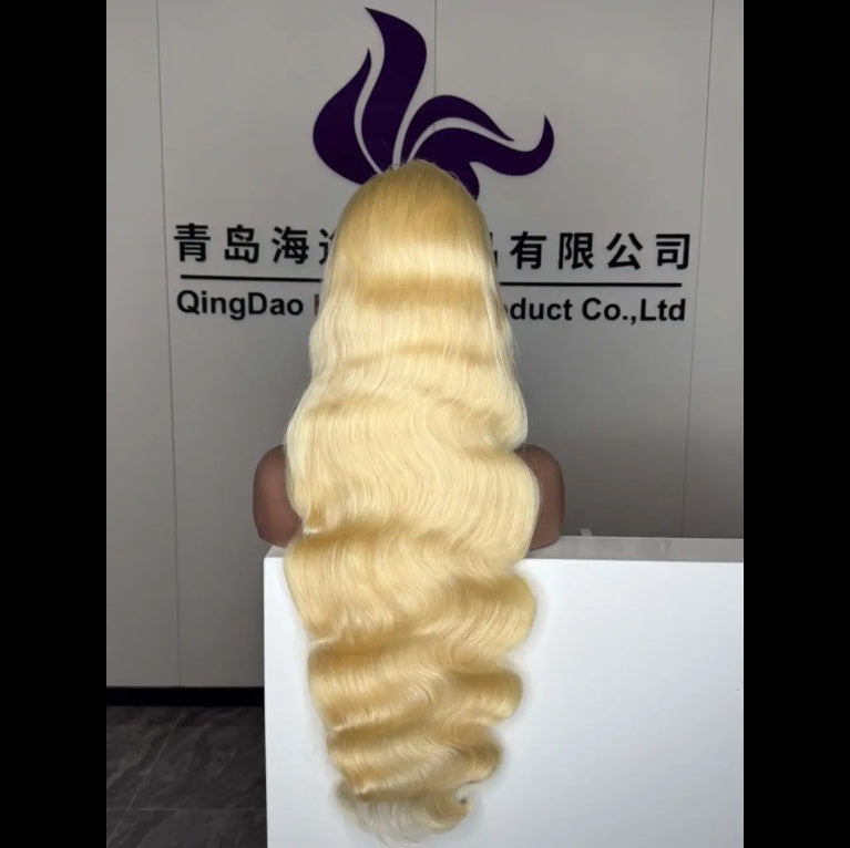 Blonde Sale Hot Sale Blonde 30 Inch 5 HD 13x4 Body Wave Lace Wig Raw Black Female Human Hair
