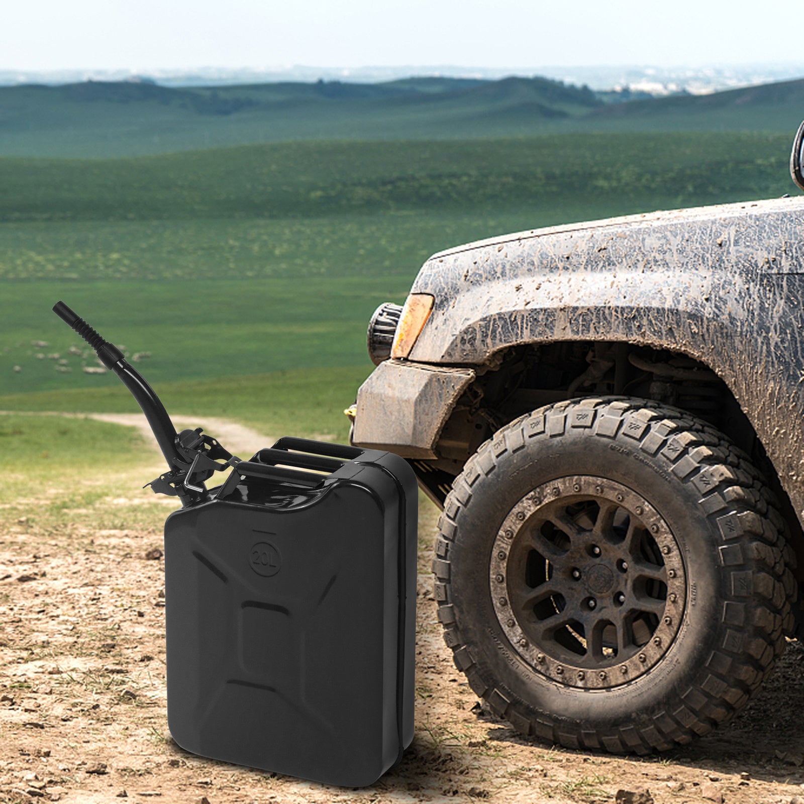 Gas Drum Iron 20L 0.6mm Oil Drum American Black