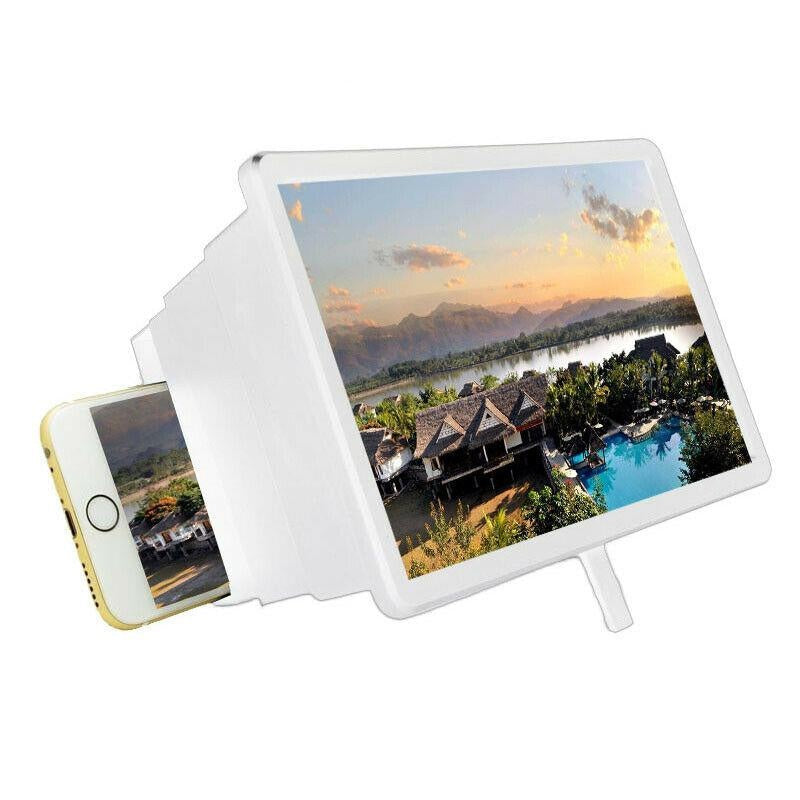 Mobile Phone Screen Magnifier, Bringing A Wider Viewing Field-White