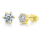 Zircon Classic Hot Selling Product Geometric Stud Earrings Fashion All-match Single Diamond