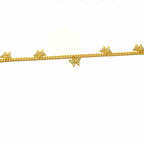 24K Gold Over Butterfly Design Jewelry, Micro-Inlaid Mossanite Women's Tennis Necklace, Effortless Grace For Her Delicate Neck