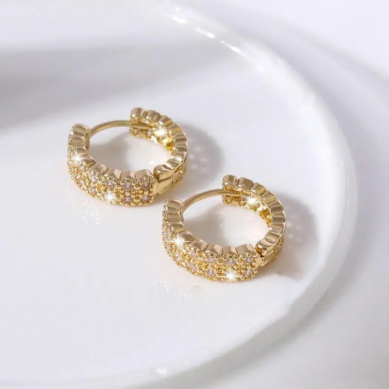 French Gold Hot Earrings