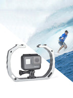 GoPro and Action Sports Camera Vlog Bracket for Diving Photography