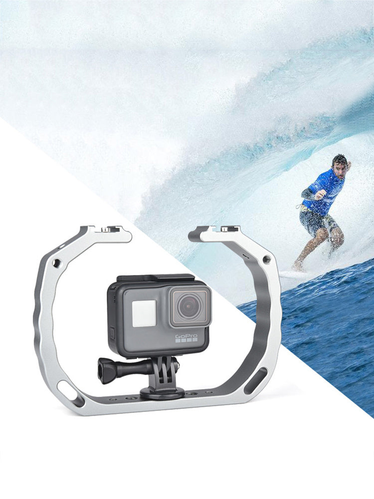 GoPro and Action Sports Camera Vlog Bracket for Diving Photography