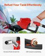 Portable Tank 58 Gal Fuel Tank With 12V Transfer 10 GPM Black