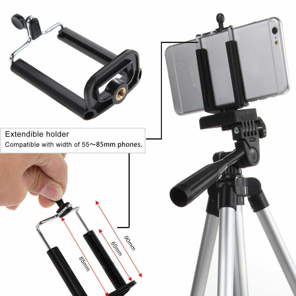 Professional Mobile & Camera Tripod Stand Holder Mount For Cell Phone, Portable Tripod, Mobile Phone Live Stream Holder, Camera Tripod
