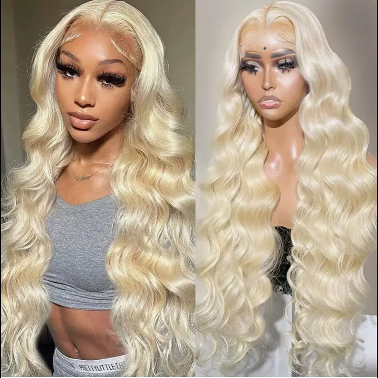 Blonde Sale Hot Sale Blonde 30 Inch 5 HD 13x4 Body Wave Lace Wig Raw Black Female Human Hair
