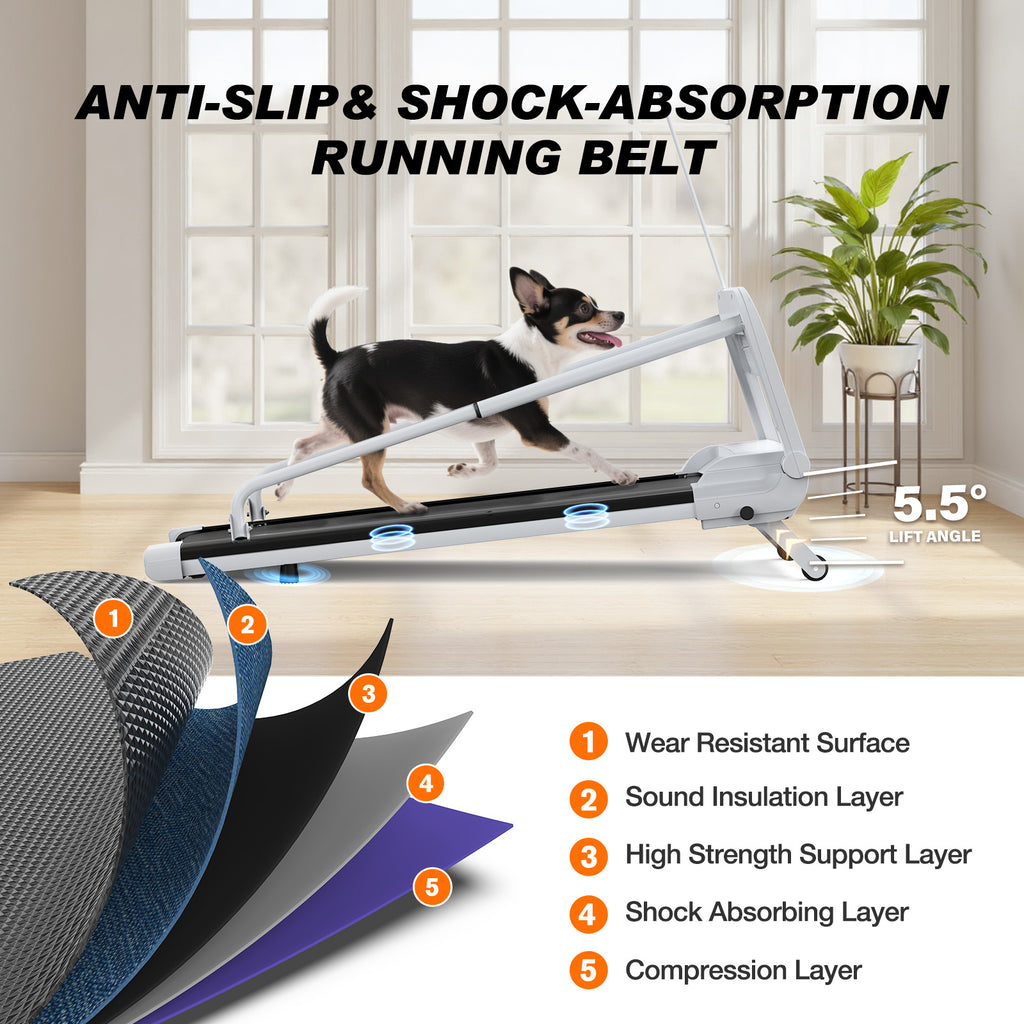 Pet Treadmill-New Quiet Smart Pet Treadmill, Adjustable Speed, Perfect For Small Medium Dogs