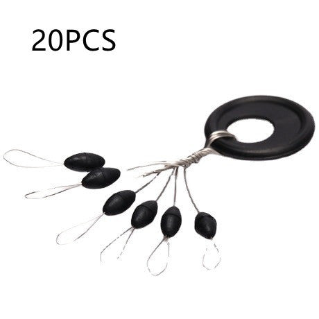 Olive Shaped Rubber Space Bean Fishing Accessory