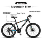 ECARPAT Mountain Bike Bicycle S26102 BLACK-BLUE
