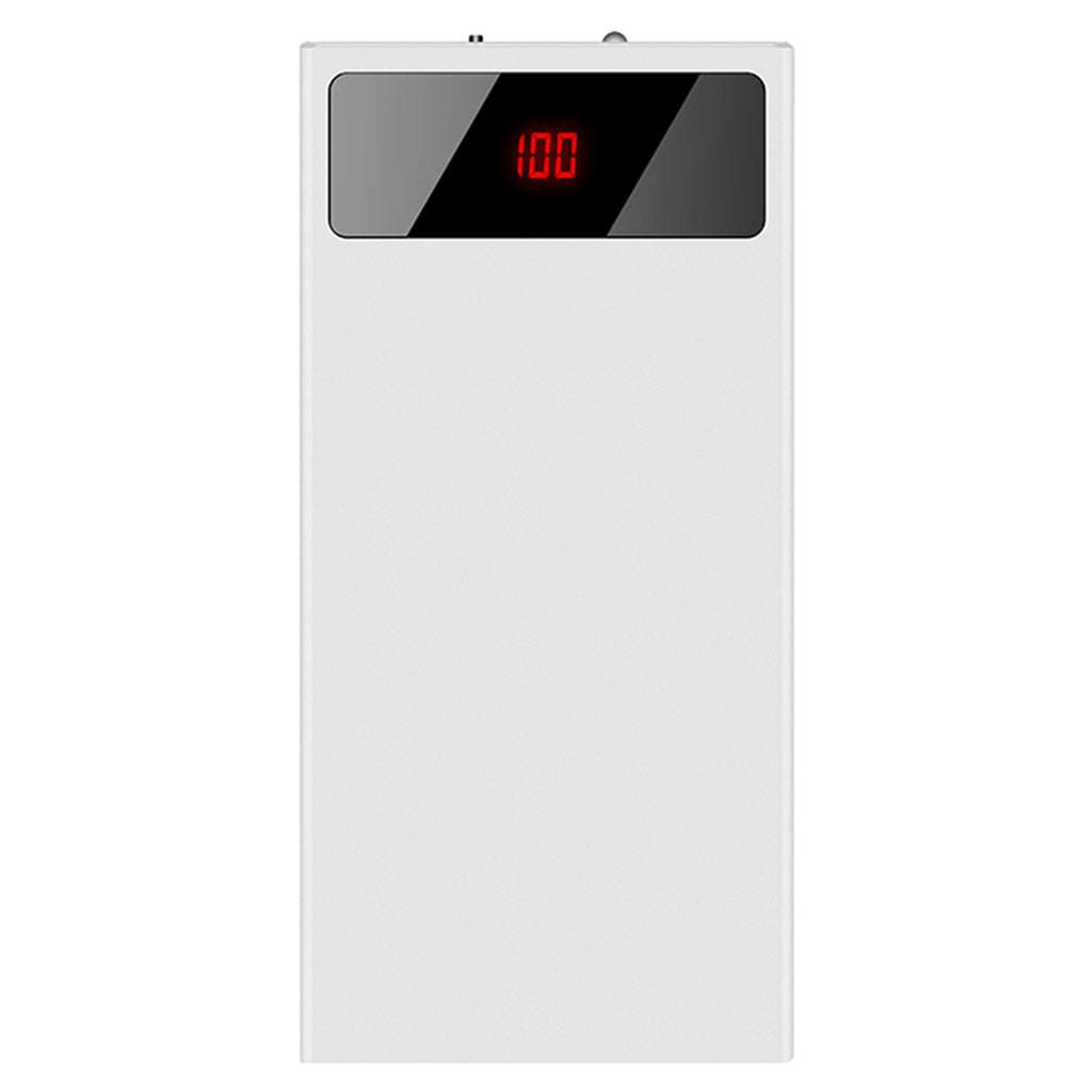Ultra-thin Power Bank 1Pc 20000mAh Power Bank Phone Charger Dual USB Port Flashlight Battery Remain Display