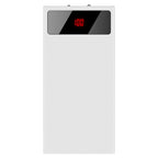 Ultra-thin Power Bank 1Pc 20000mAh Power Bank Phone Charger Dual USB Port Flashlight Battery Remain Display