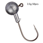 Fishing Lead Hook Lua Soft Round Crank Fishing Tackle