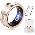 Smart Ring 2025 New Rose Gold Diamond Smart Ring