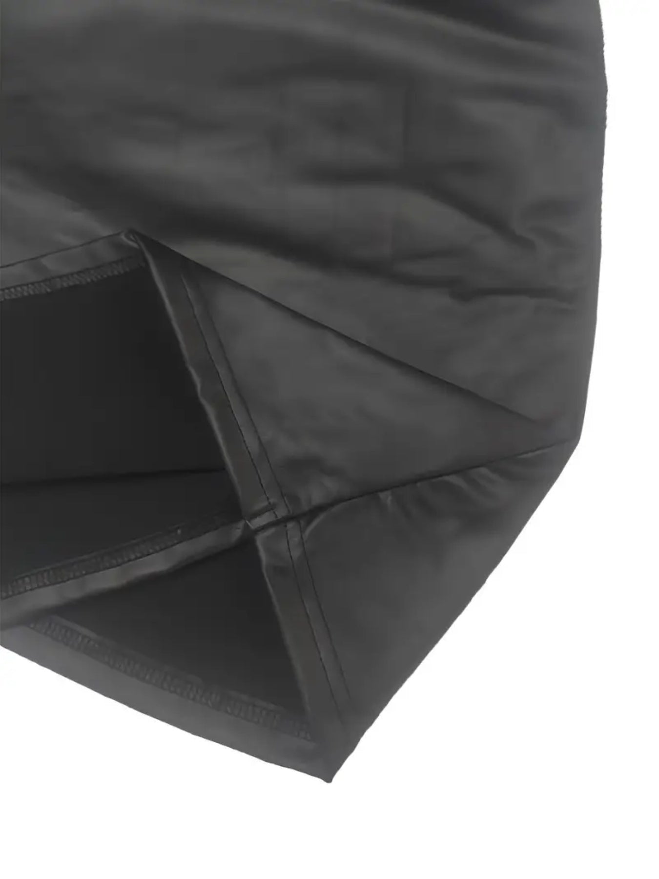 Women's V-neck Dress, Leather Dress, Cycling Dress, Street Style