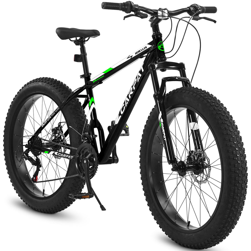 ECARPAT Mountain Bike Bicycle S26109-BLACK-GREEN