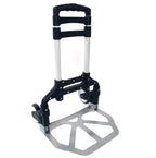 Trolley Portable, Foldable, Telescopic Trolley, Trolley, Luggage Cart, Black