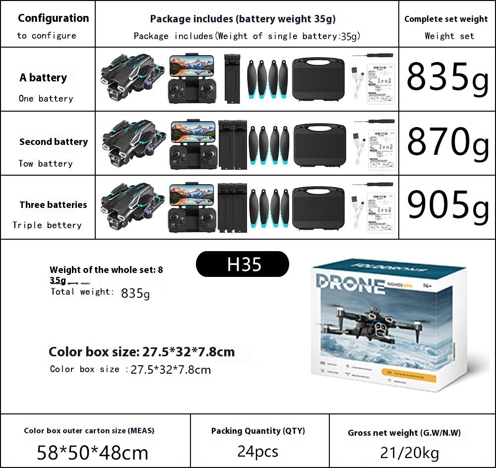 8k HD Drone H35 UAV Aerial Photography Obstacle Avoidance