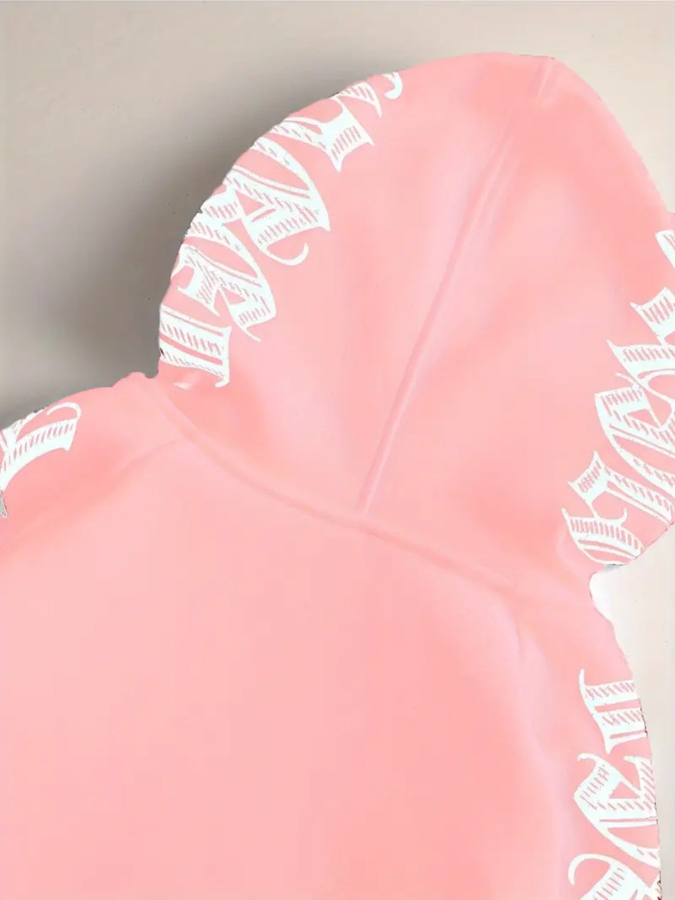 New Letter Printed Long Sleeve Zipper Hoodie, Gothic Punk Hoodie