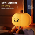 Halloween Pumpkin Lamp Small Night Lamp Halloween Silicone Pat Lamp Ambience Light