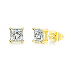 Zircon Classic Hot Selling Product Geometric Stud Earrings Fashion All-match Single Diamond